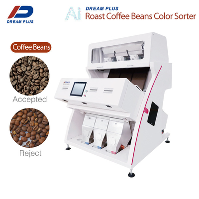 Bean Color Sorter Machine 3 Hellingen CCD 192 Kanalen Gemakkelijke Verrichting