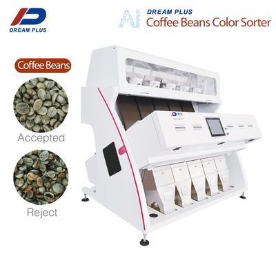 Industriële 5 Chutes Coffee Bean Color Machine met RGB-camera Eenvoudige installatie
