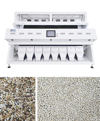 8 Camera van Bean Grain Color Sorter With CCD van de hellingenlandbouw de Witte