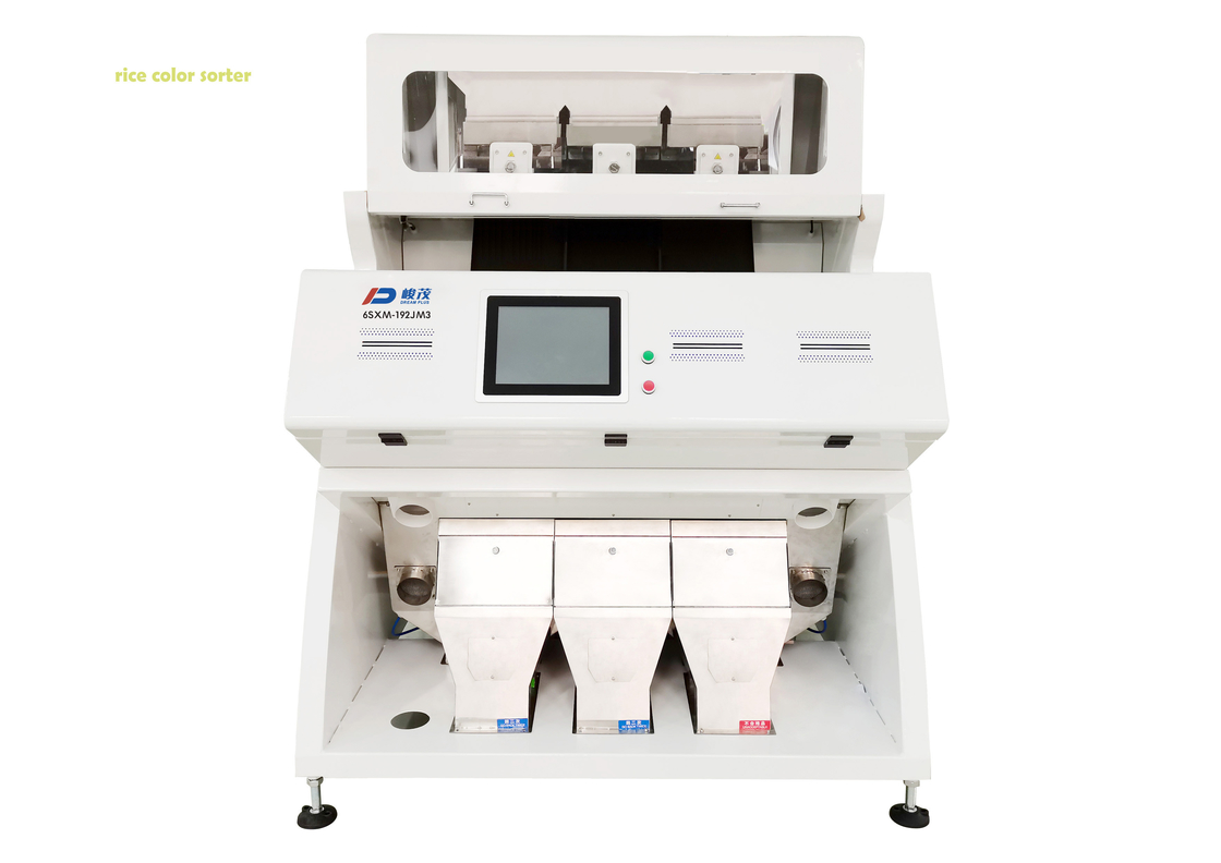 3 van de de Kleurensorteerder van de hellingenrijst Machine 99,9% Nauwkeurigheid