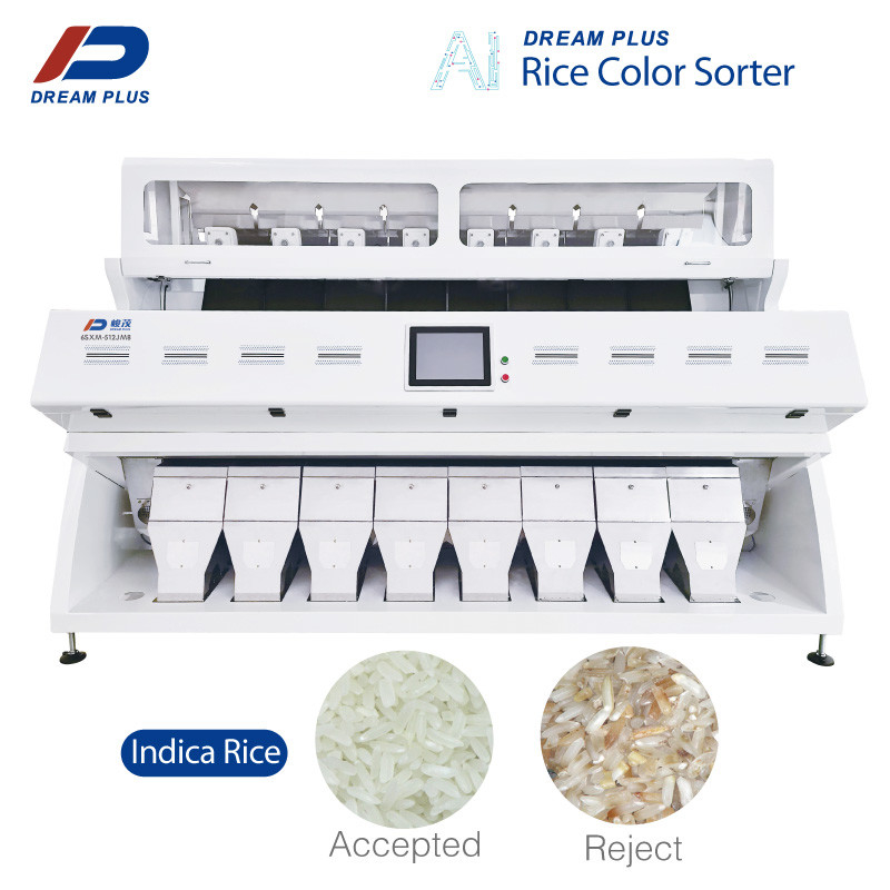 Droom plus CCD-de Sorteerdersmachine 8 van de Rijstkleur Hellingen