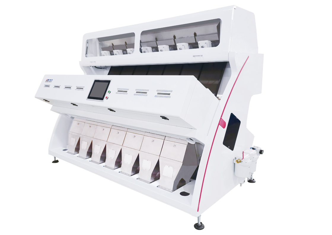 Optische RGB CCD-de Sorteerdersmachine 7 van de Korreltarwe Hellingen 448 Kanalen
