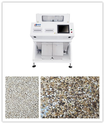 RGB CCD Landbouw Witte Bonen Kleur Sorter Machine 2 Chutes