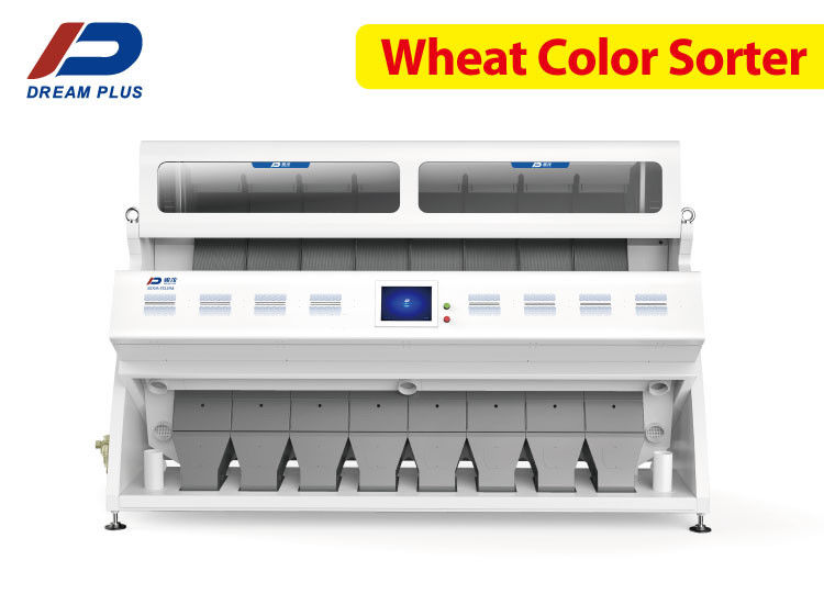 4.0t/h-5.0t/h Sorteerder 8 van de tarwekleur hellingen Optische Sorteermachine