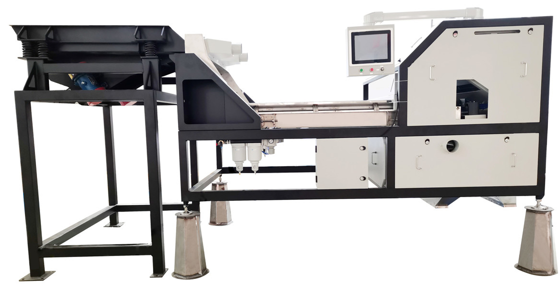 Mineralen, Ertsen, Kwartszand, de Sorteermachine 10t/h van de Hematietkleur